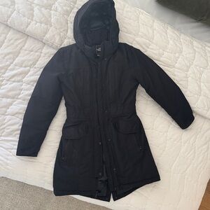The North Face Women's Black Hooded Insulated Ski/winter Jacket